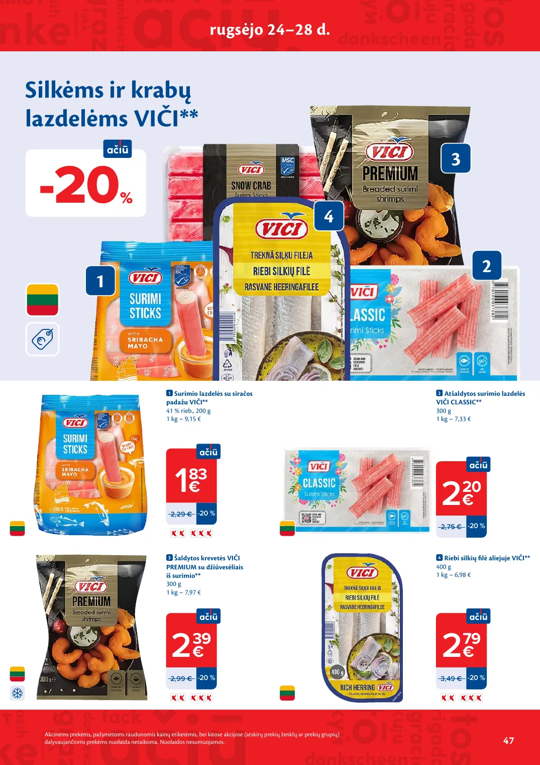Maxima AČIŪ savaitinis leidinys Nr. 39 – p.47