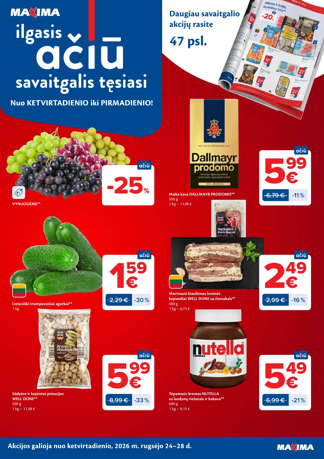 Maxima AČIŪ savaitinis leidinys Nr. 39 – p.48