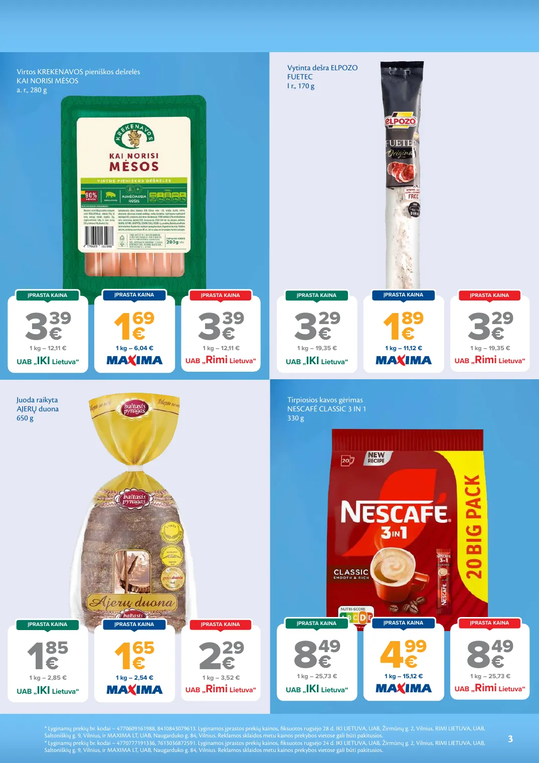 Maxima AČIŪ savaitinis leidinys Nr. 41 – p.3