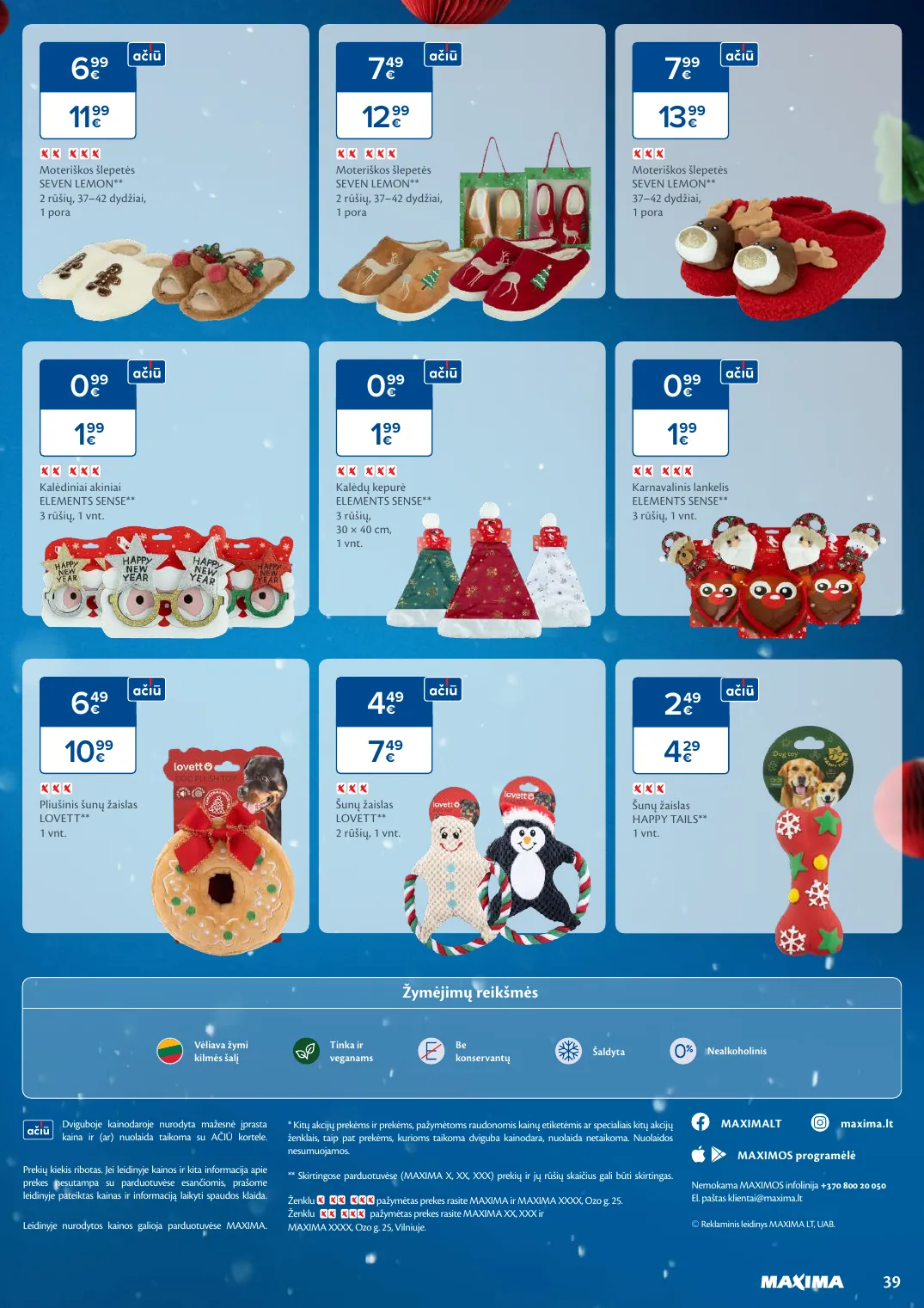 Maxima Daugiau laiko Kalėdoms – p.39