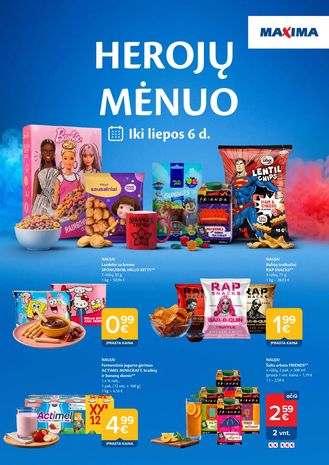 Maxima HEROJŲ MĖNUO – p.1