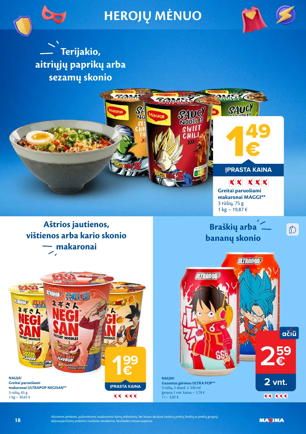 Maxima HEROJŲ MĖNUO – p.18