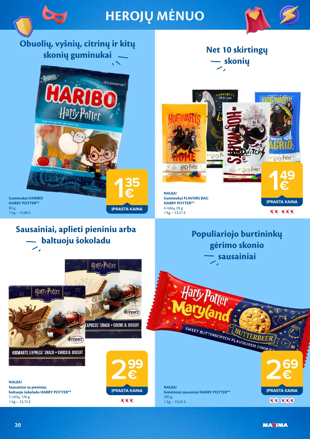 Maxima HEROJŲ MĖNUO – p.20