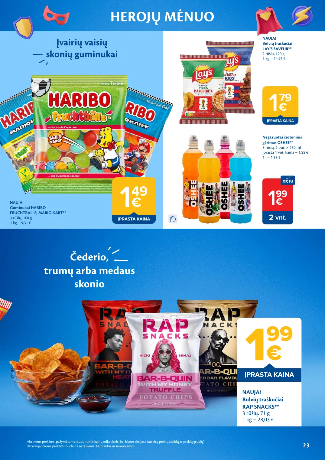 Maxima HEROJŲ MĖNUO – p.23