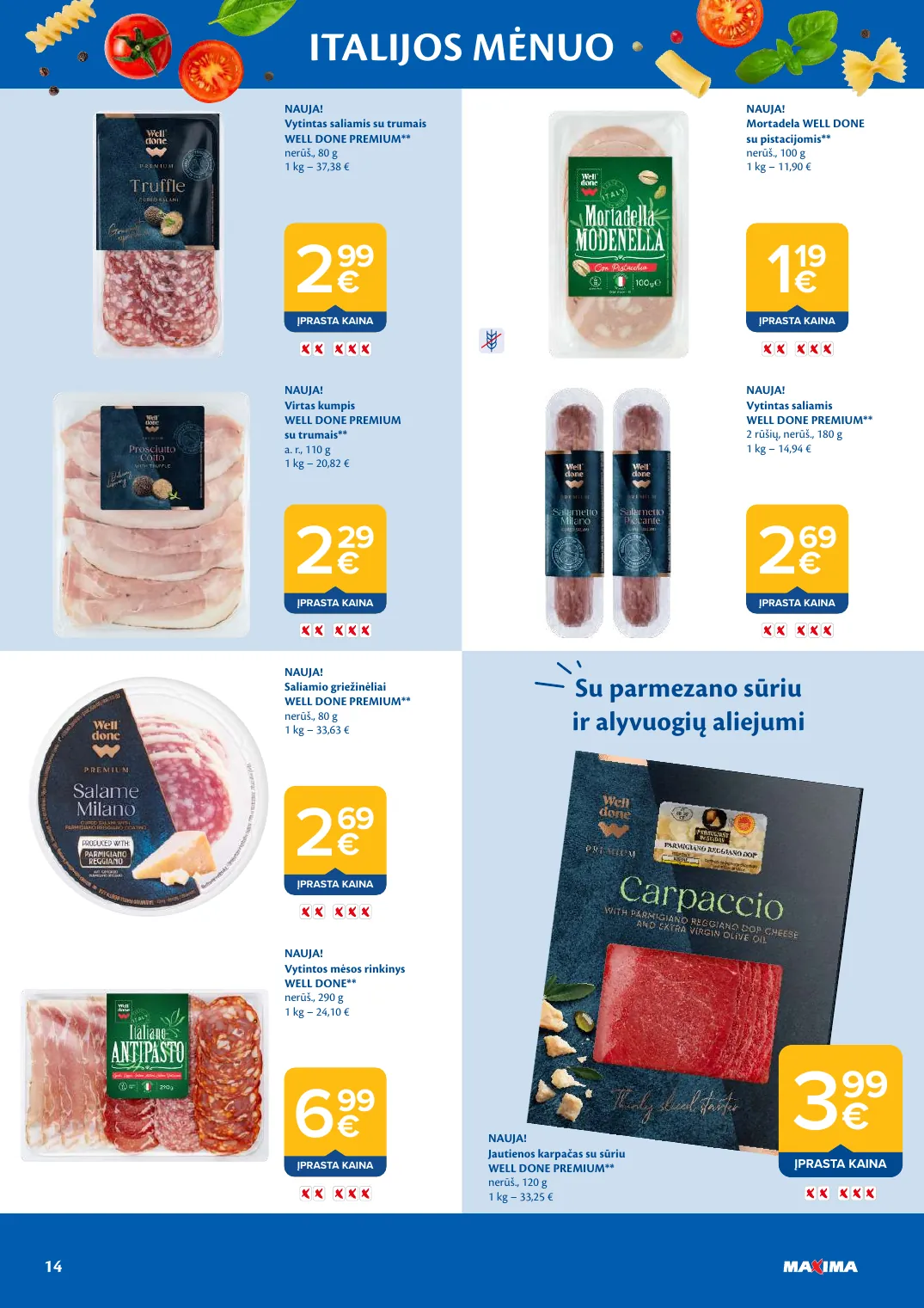 Maxima ITALIJOS MĖNUO – p.14