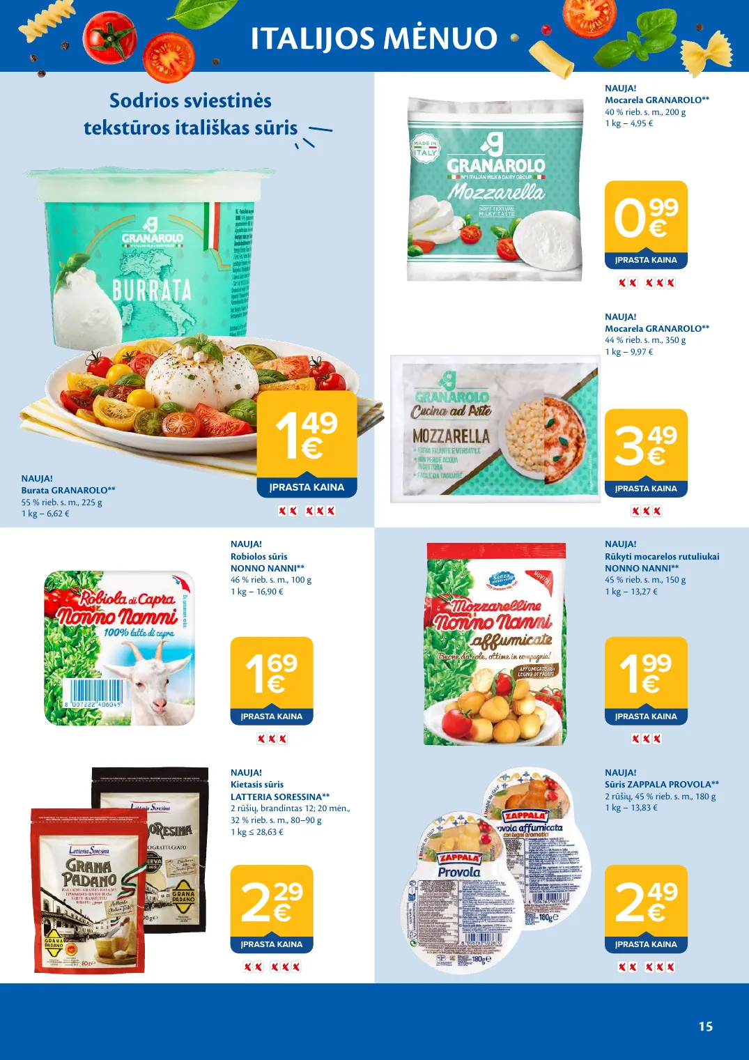 Maxima ITALIJOS MĖNUO – p.15