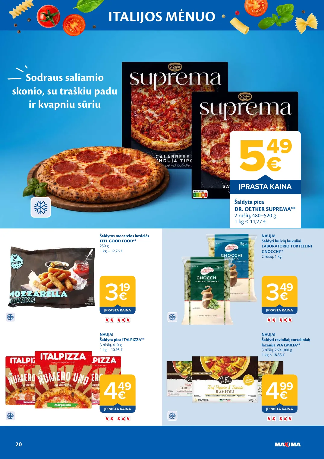 Maxima ITALIJOS MĖNUO – p.20