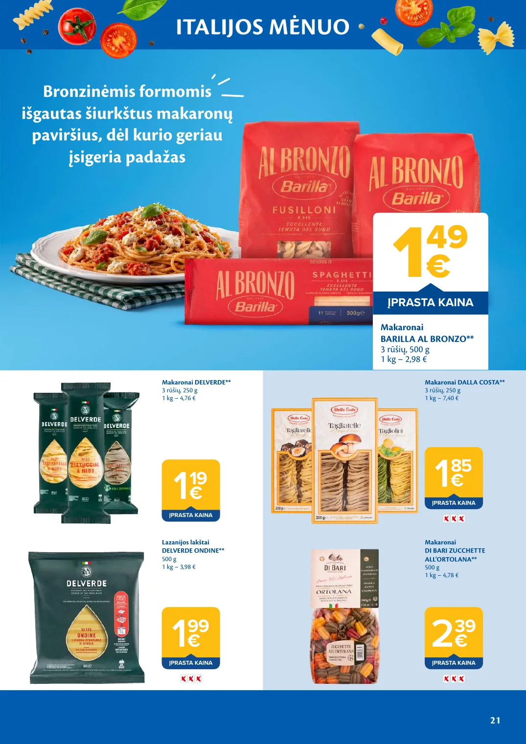 Maxima ITALIJOS MĖNUO – p.21