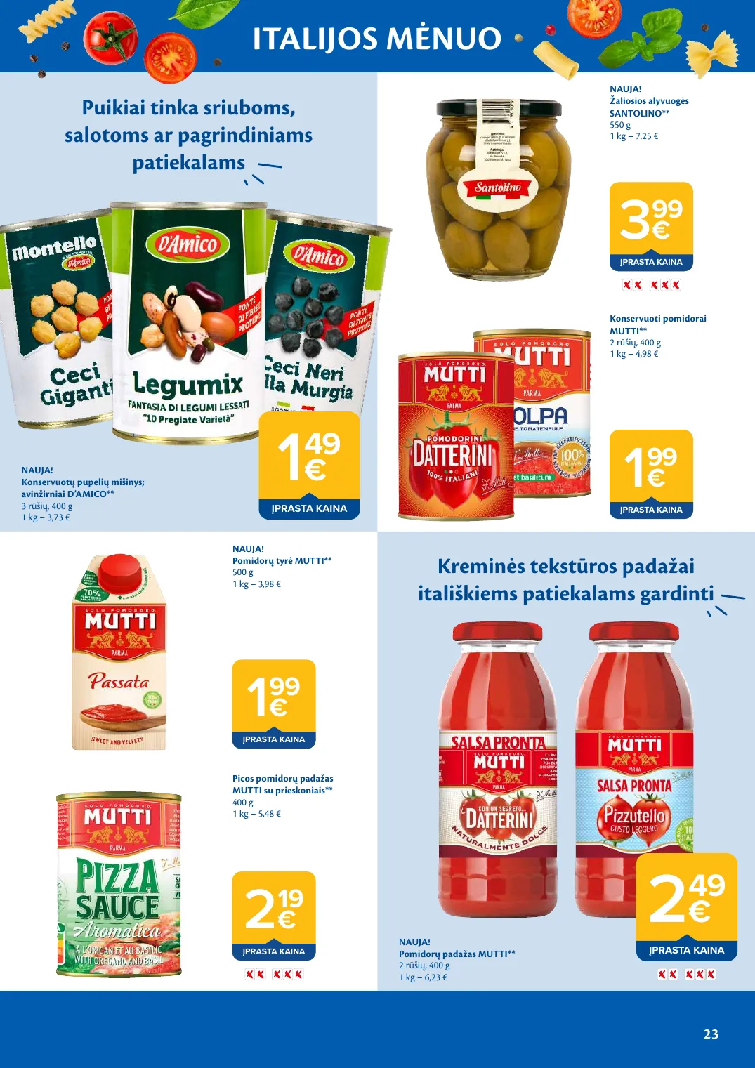 Maxima ITALIJOS MĖNUO – p.23