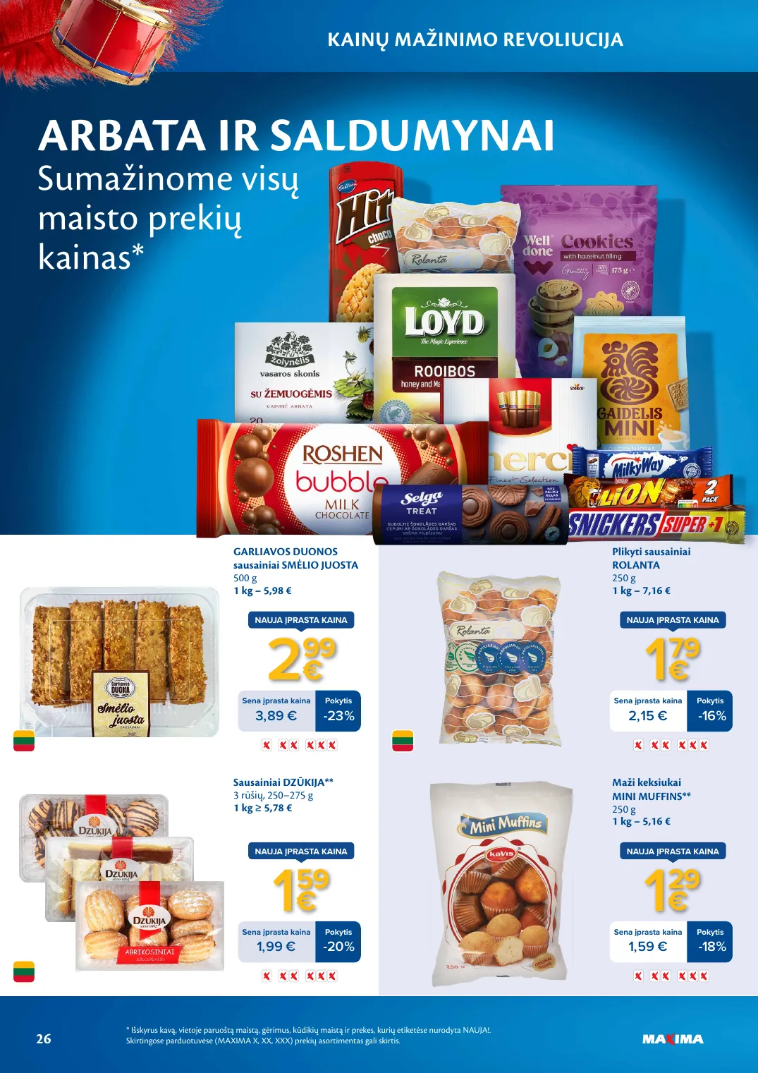 Maxima Kainų mažinimo revoliucija – p.26