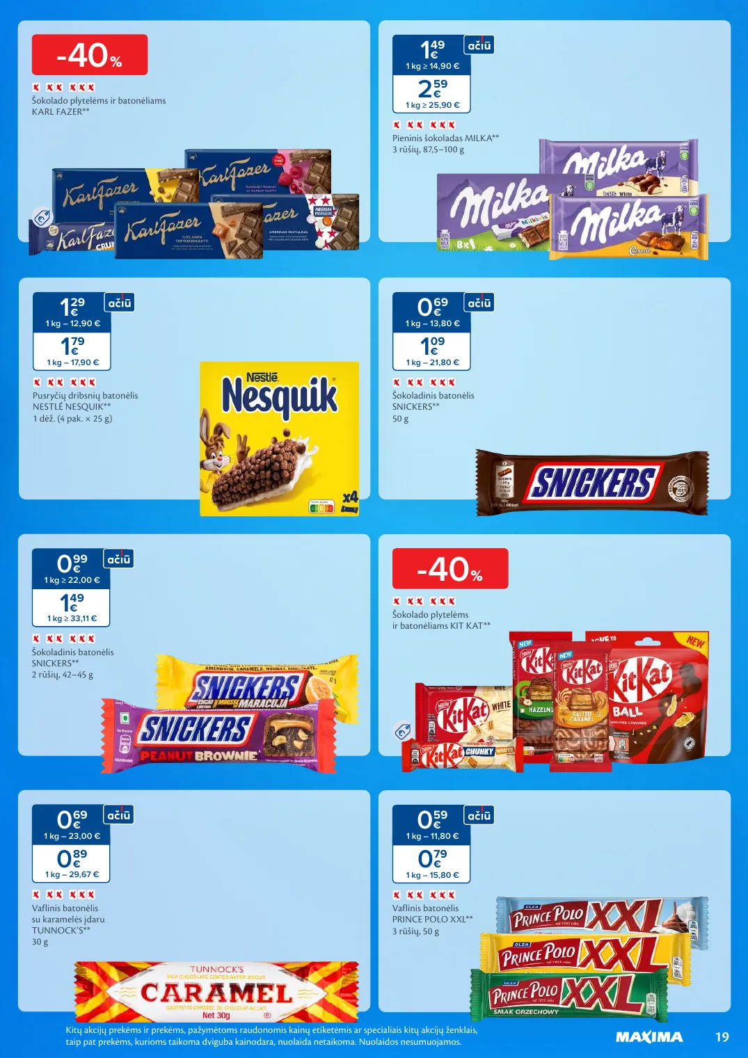Maxima SALDUMYNŲ IR UŽKANDŽIŲ MĖNUO – p.19
