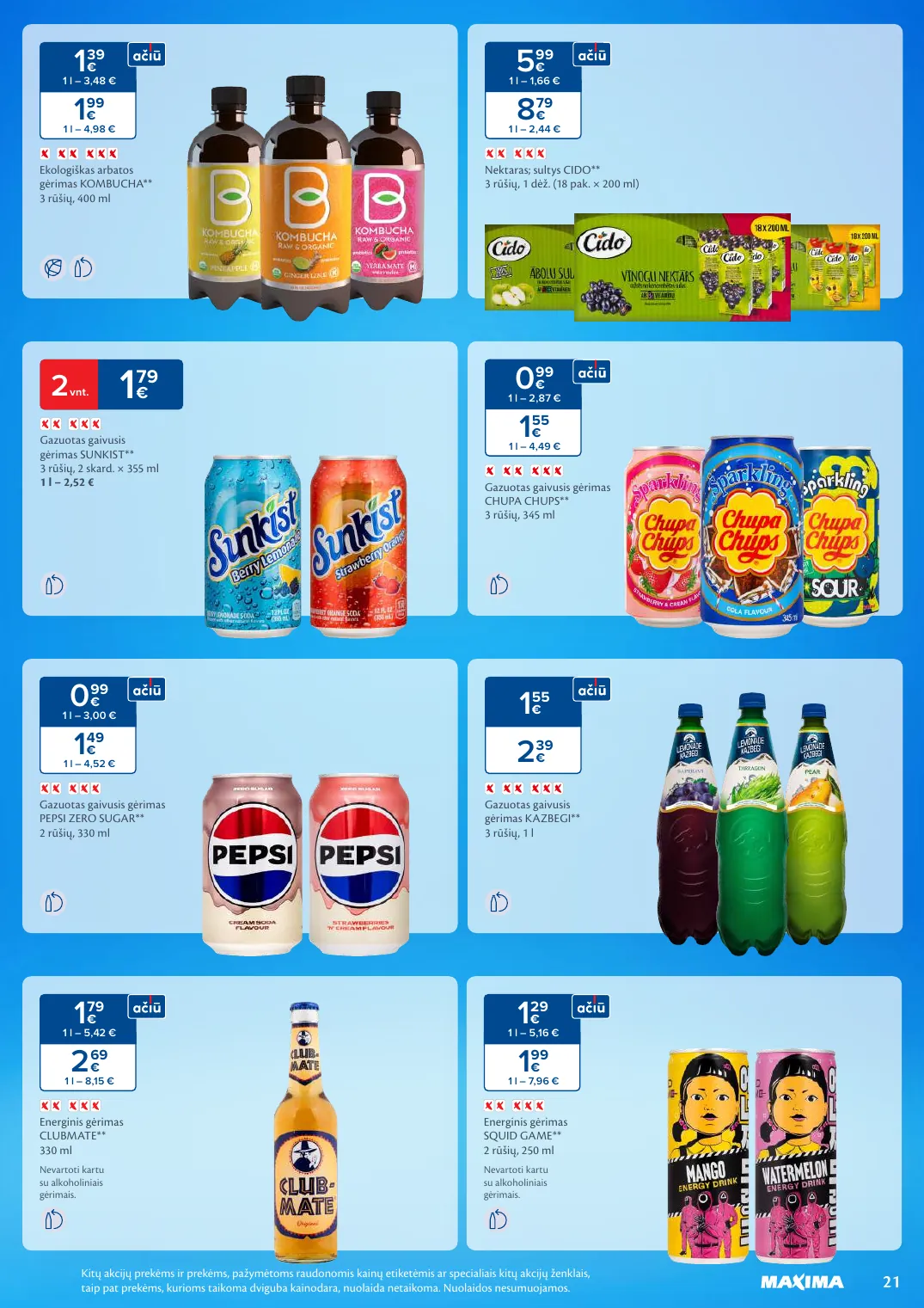Maxima SALDUMYNŲ IR UŽKANDŽIŲ MĖNUO – p.21