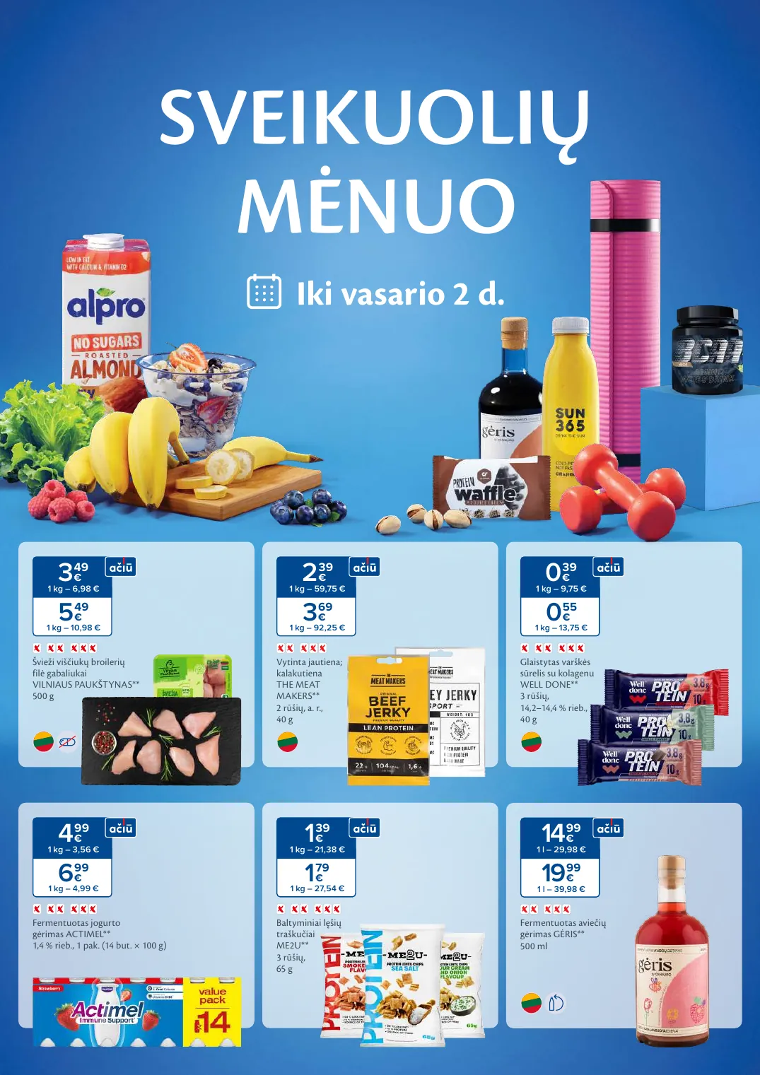 Maxima SVEIKUOLIŲ MĖNUO – p.1