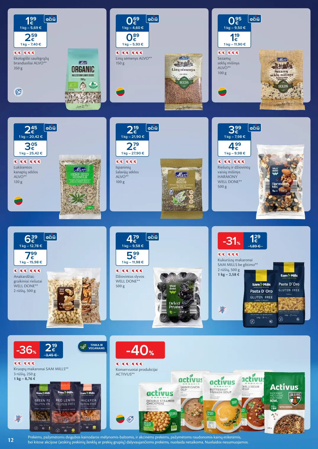 Maxima SVEIKUOLIŲ MĖNUO – p.12