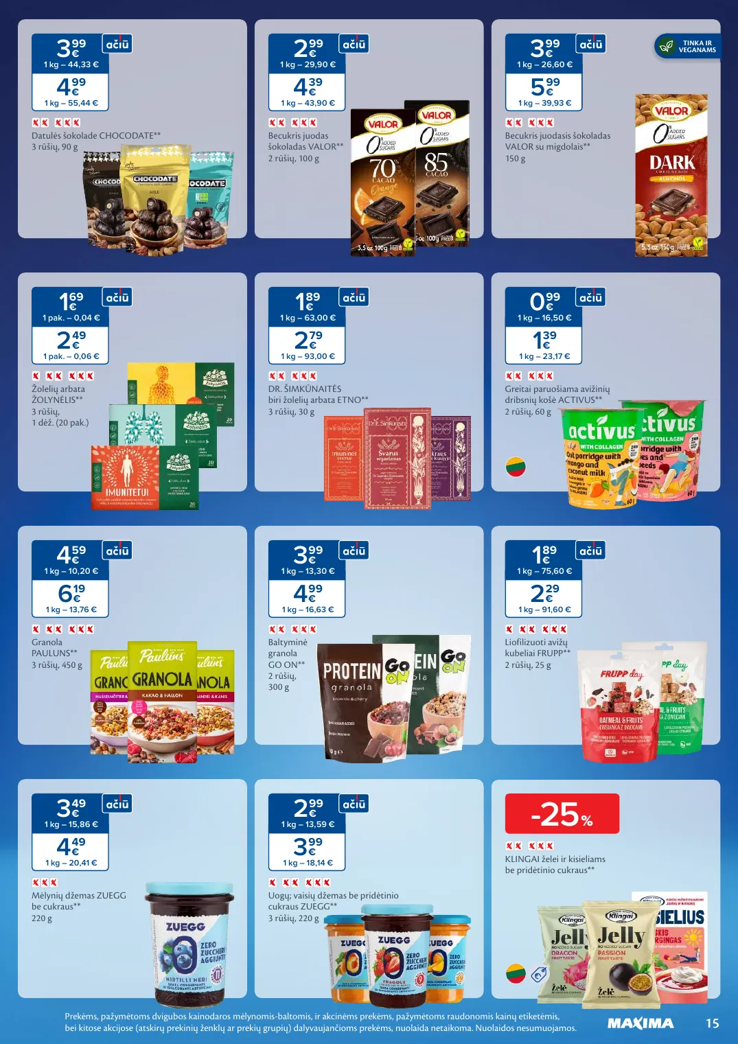 Maxima SVEIKUOLIŲ MĖNUO – p.15