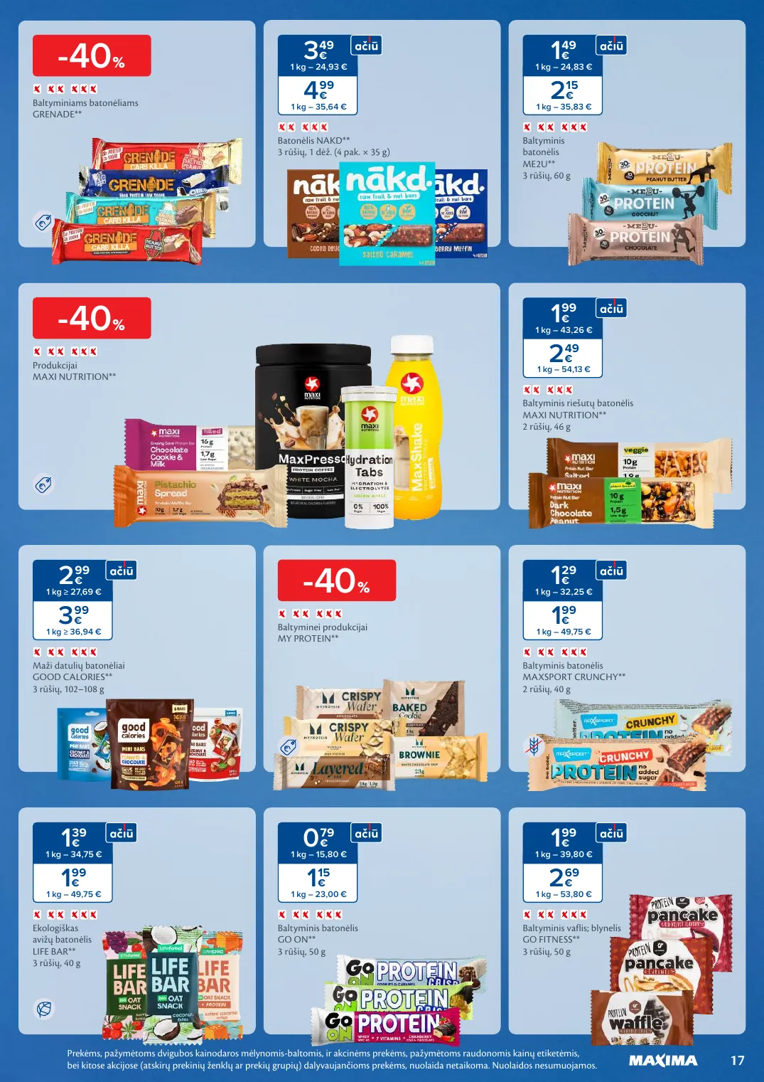 Maxima SVEIKUOLIŲ MĖNUO – p.17