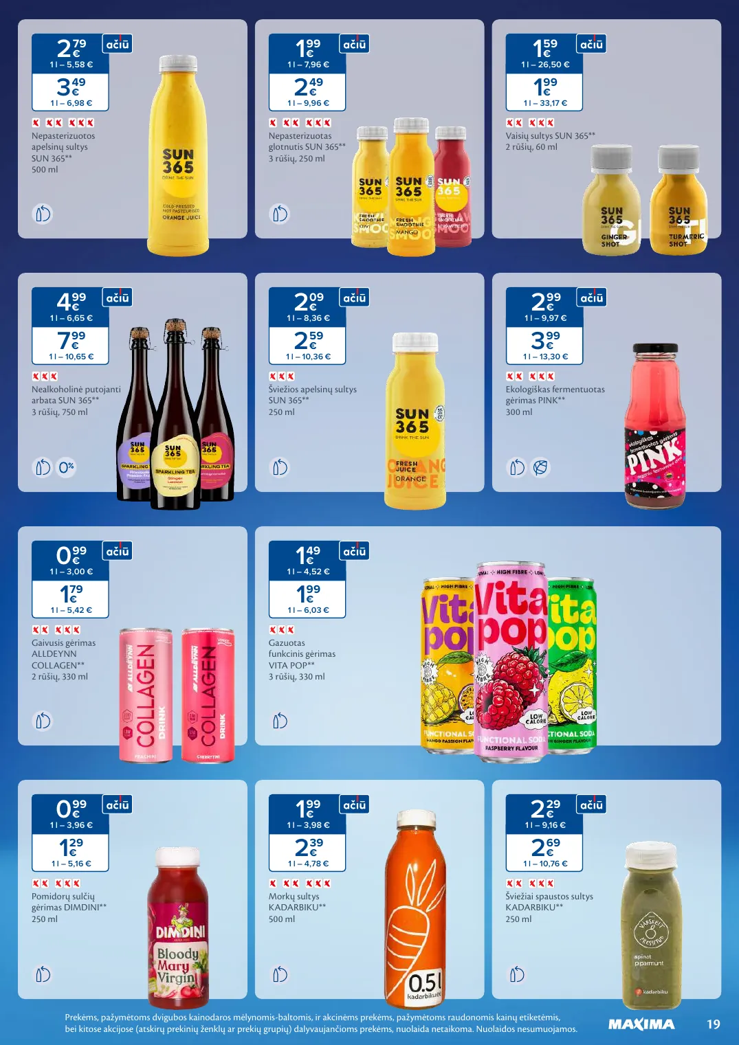 Maxima SVEIKUOLIŲ MĖNUO – p.19