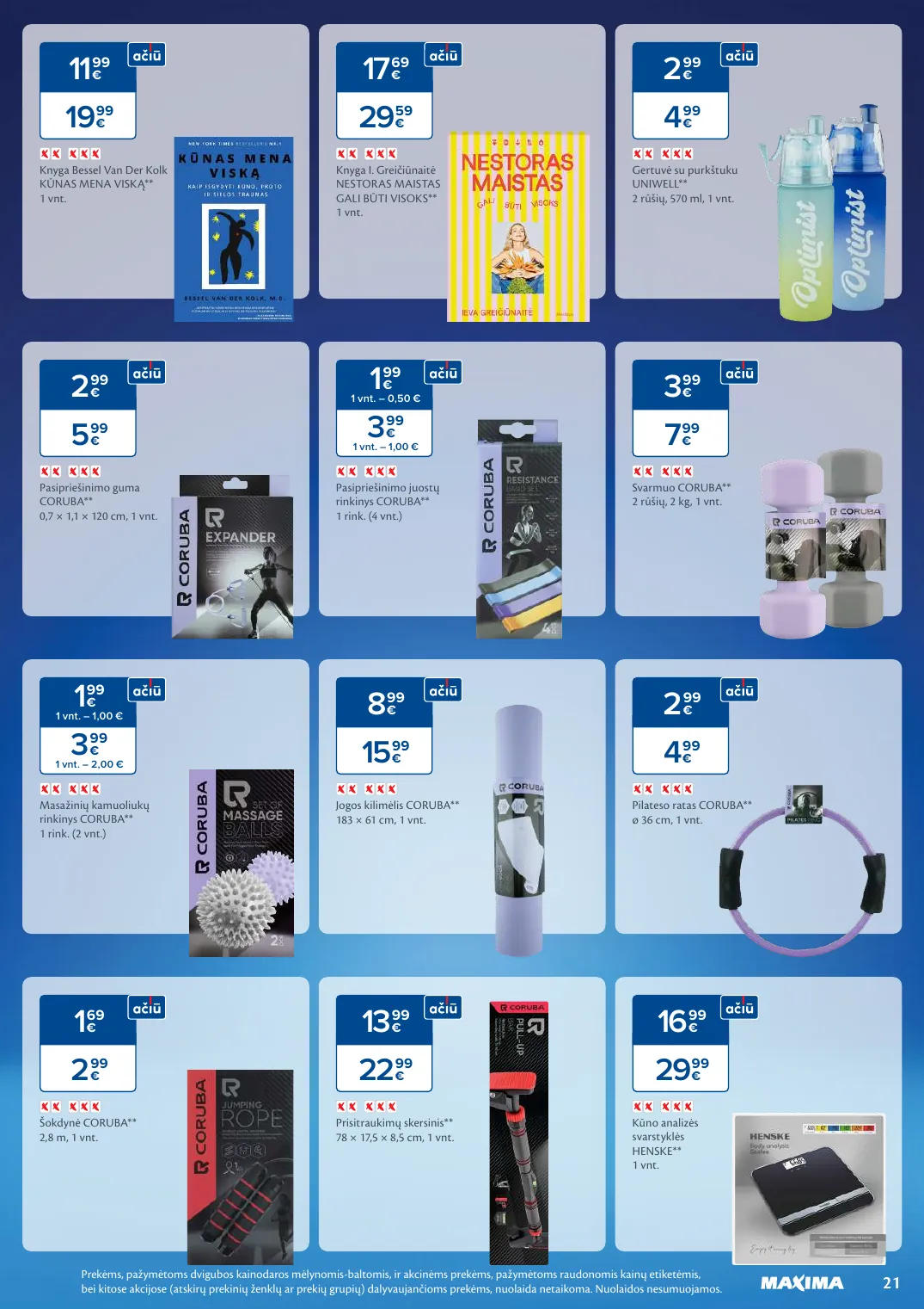 Maxima SVEIKUOLIŲ MĖNUO – p.21