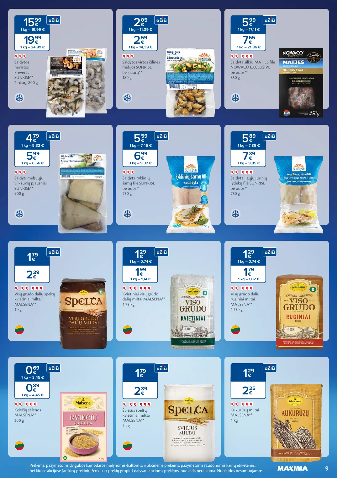 Maxima SVEIKUOLIŲ MĖNUO – p.9