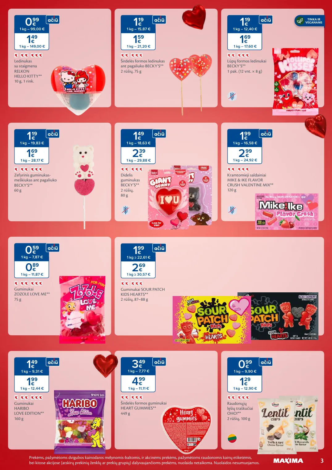 Maxima VALENTINO MĖNUO – p.3