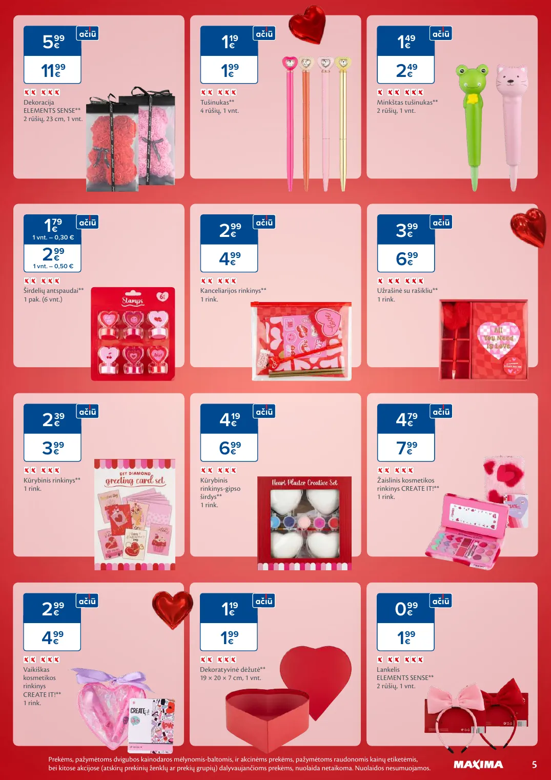 Maxima VALENTINO MĖNUO – p.5