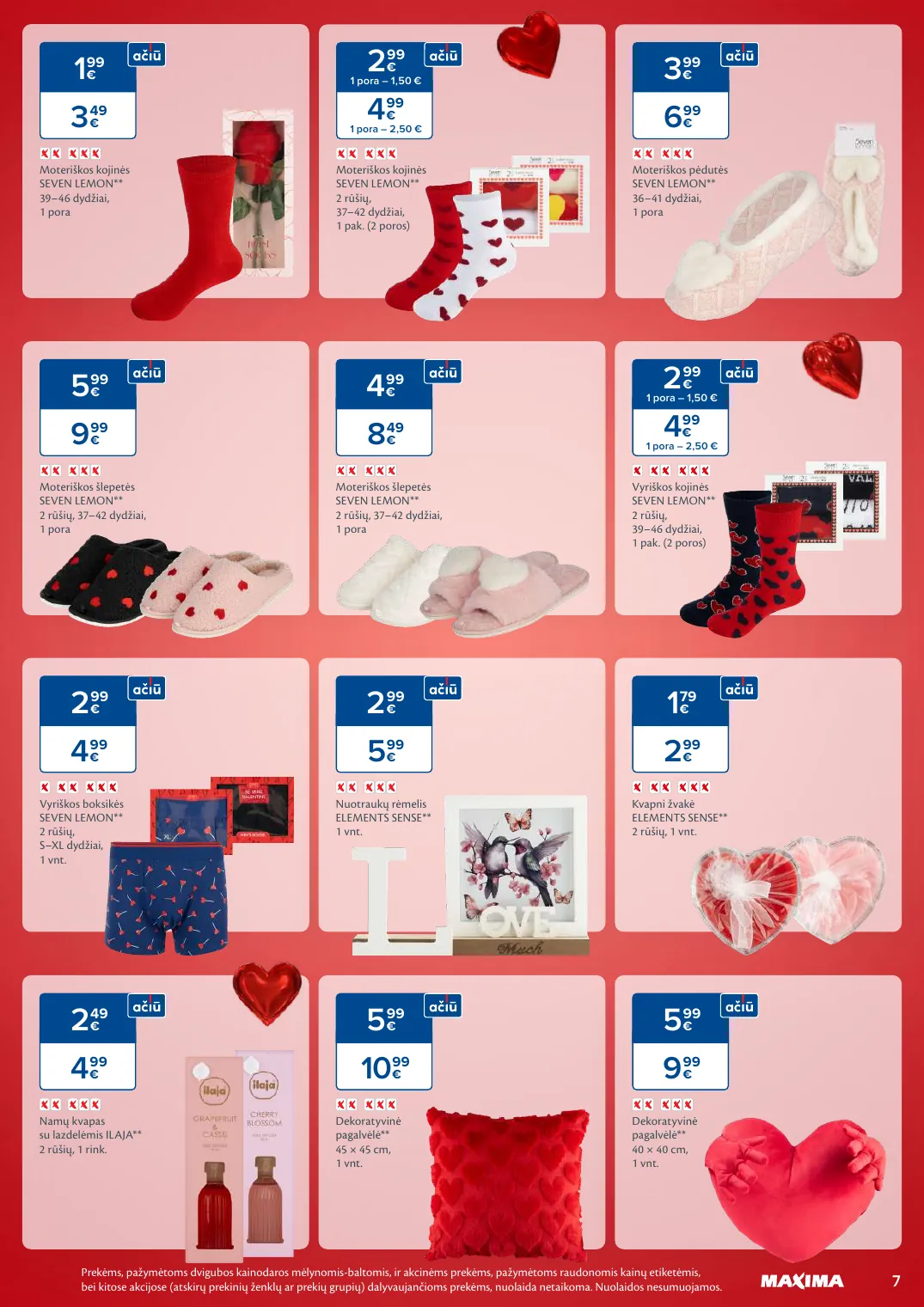 Maxima VALENTINO MĖNUO – p.7