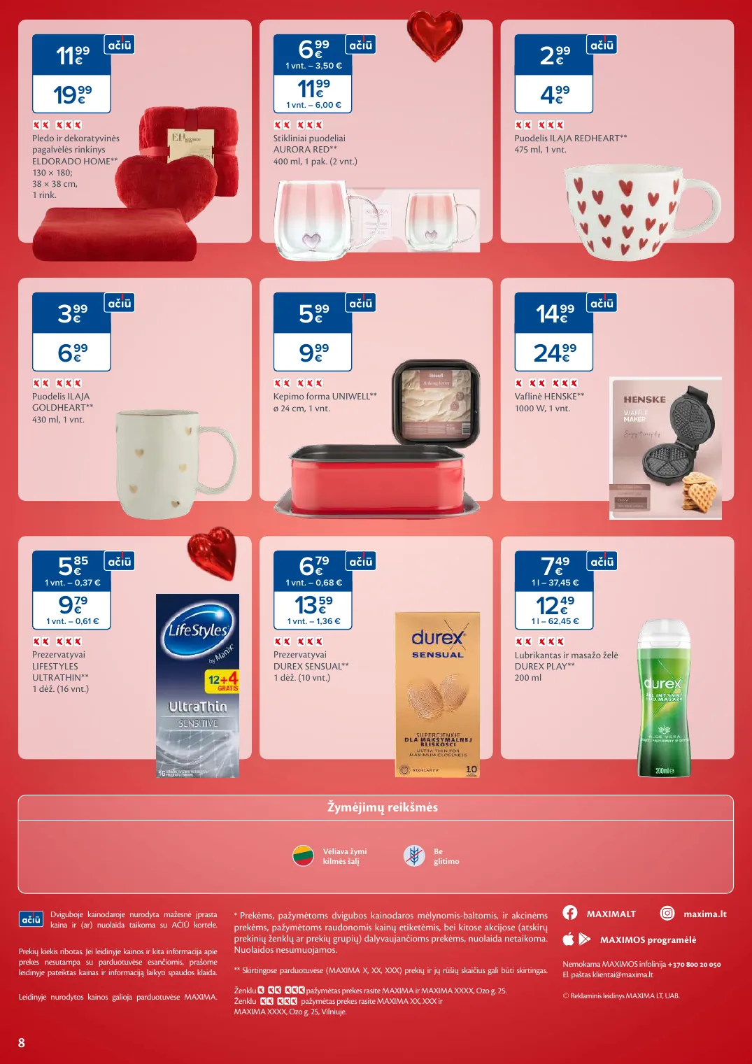 Maxima VALENTINO MĖNUO – p.8