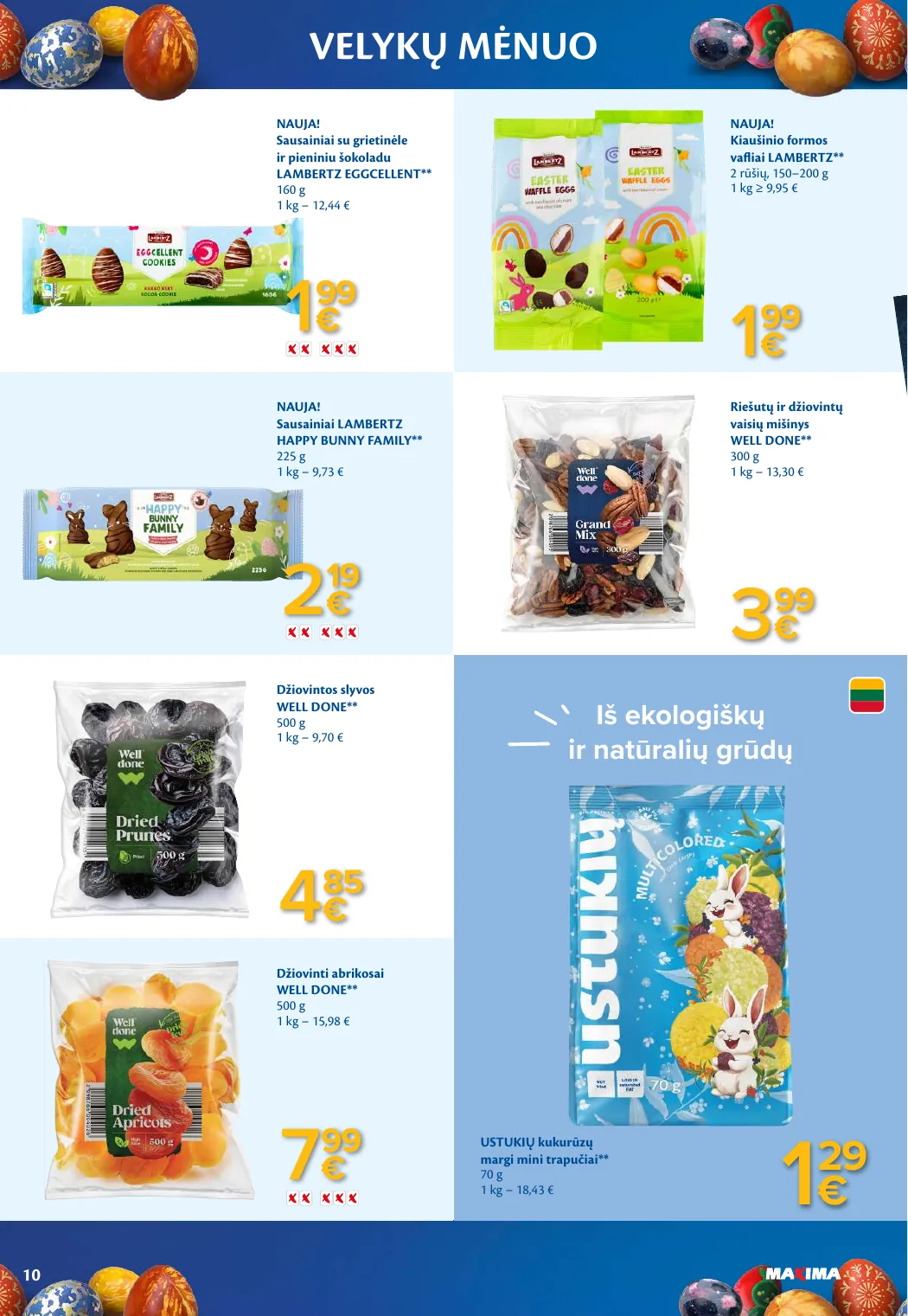 Maxima VELYKŲ MĖNUO – p.10