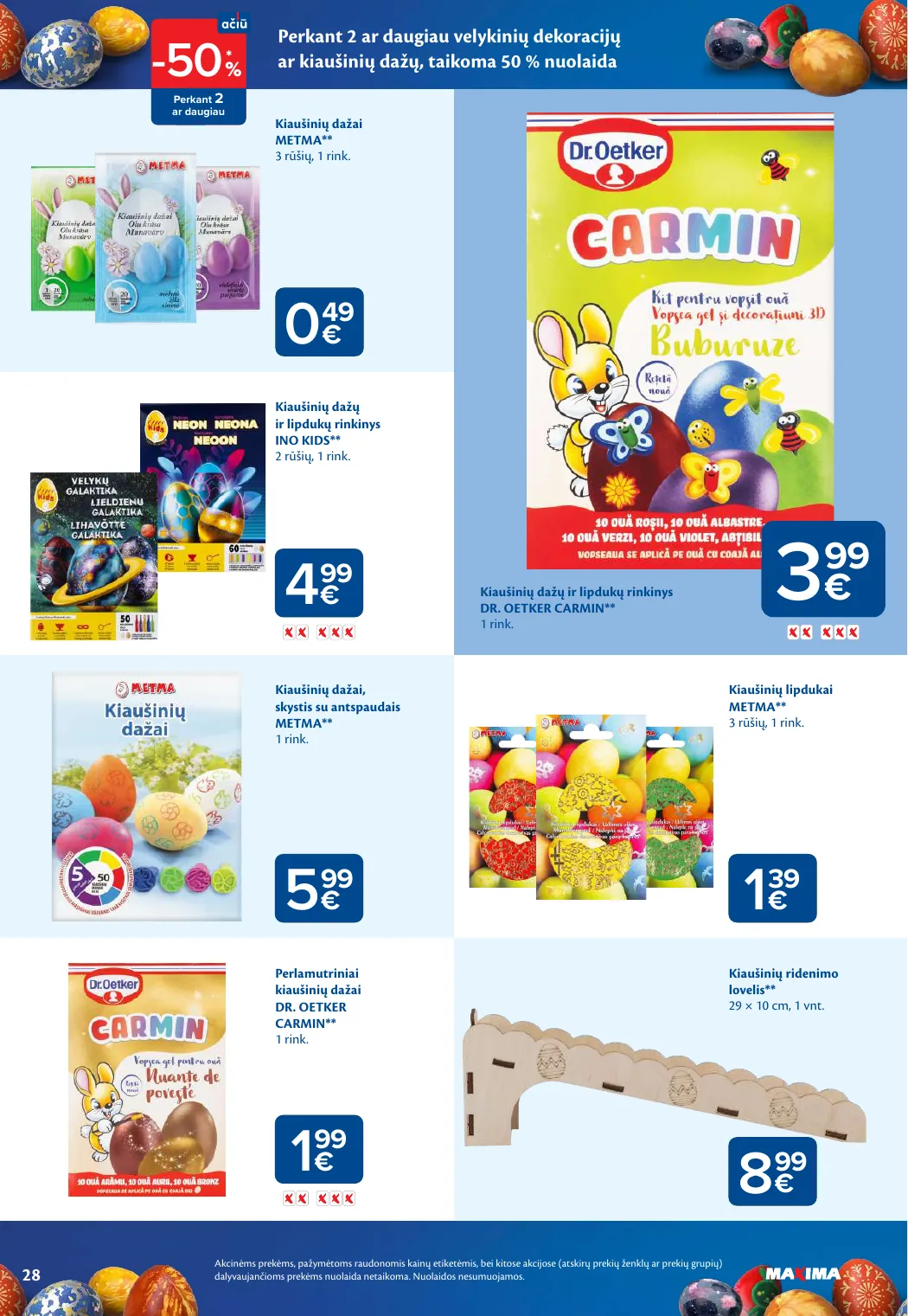 Maxima VELYKŲ MĖNUO – p.28