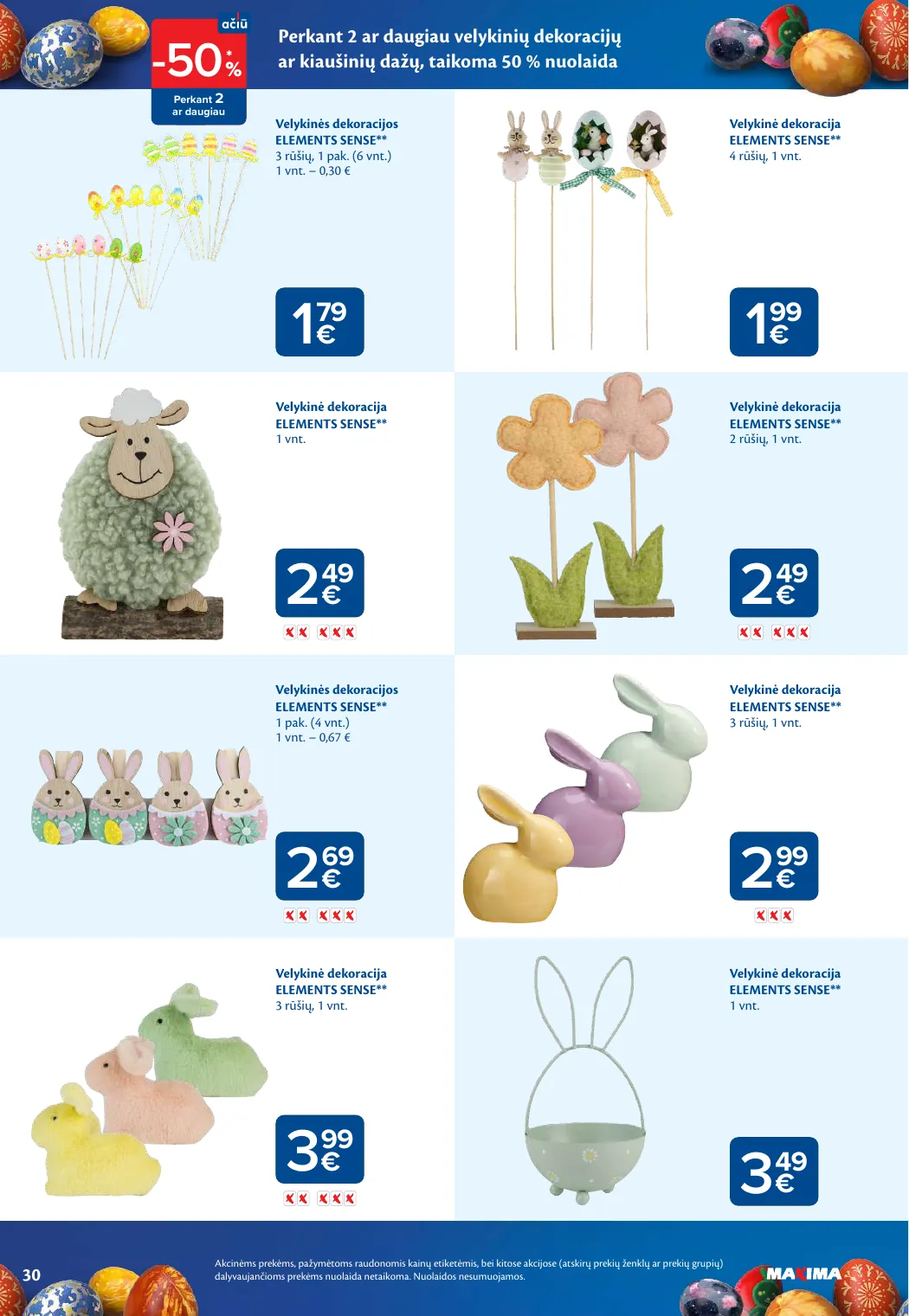 Maxima VELYKŲ MĖNUO – p.30