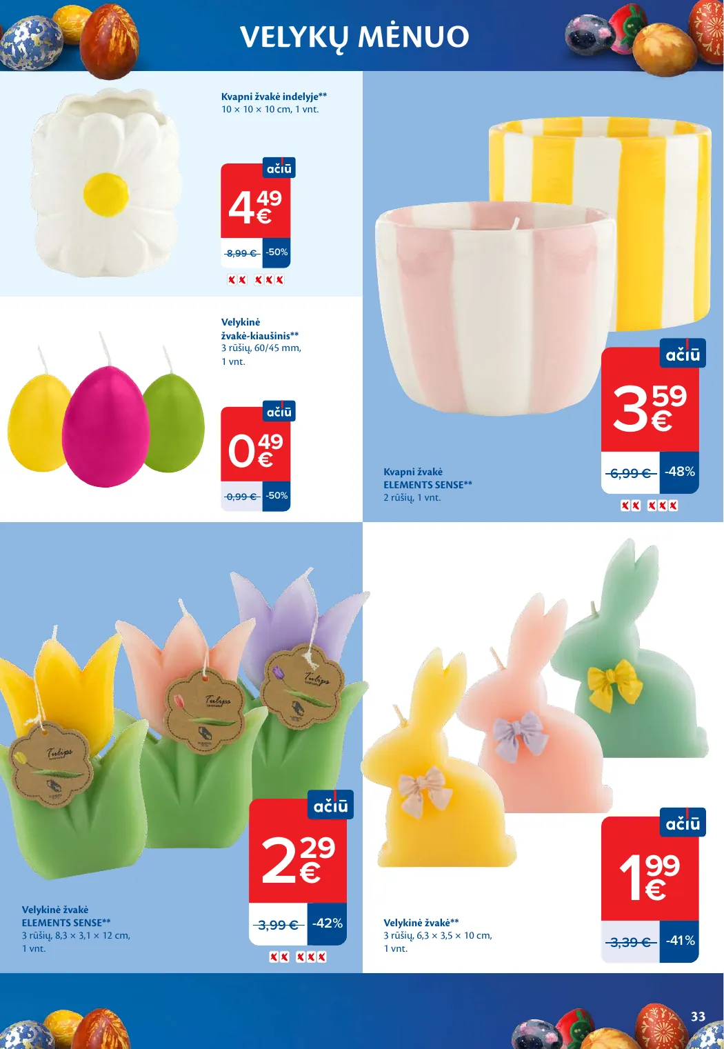 Maxima VELYKŲ MĖNUO – p.33