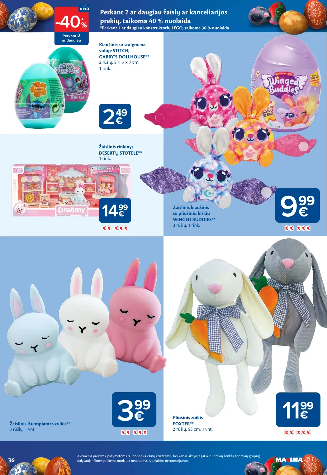 Maxima VELYKŲ MĖNUO – p.36