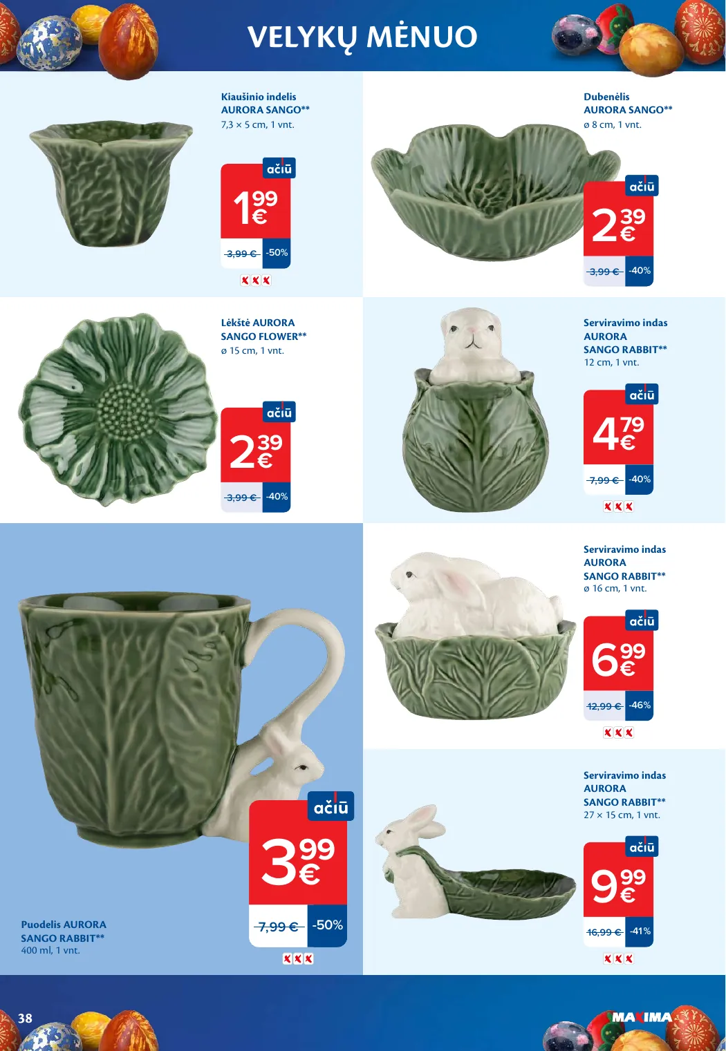 Maxima VELYKŲ MĖNUO – p.38