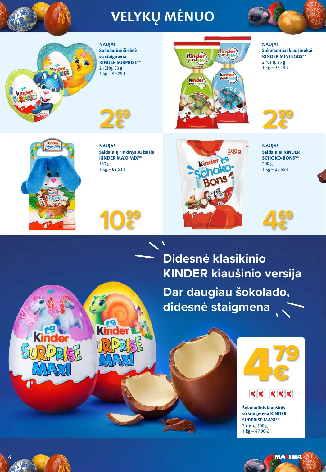Maxima VELYKŲ MĖNUO – p.4