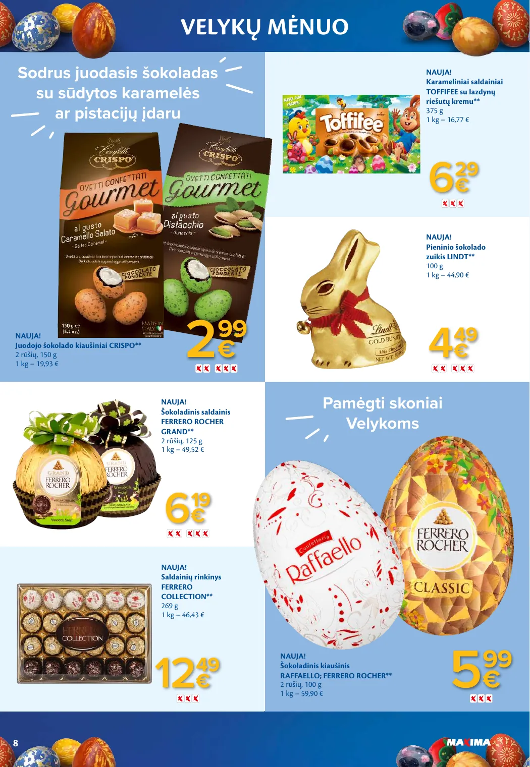 Maxima VELYKŲ MĖNUO – p.8