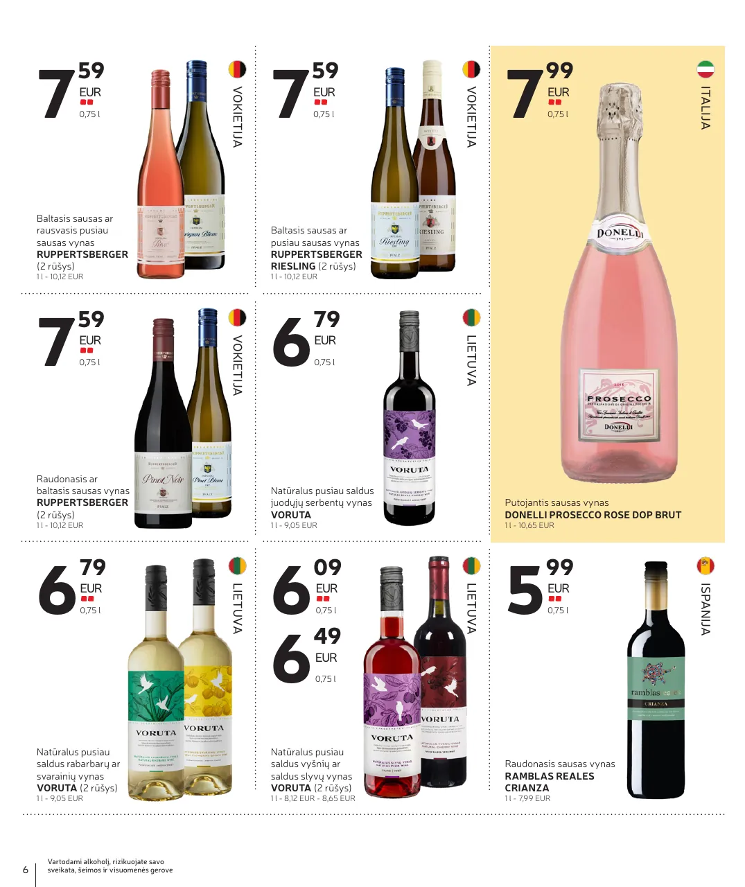 Rimi Alkoholinių gėrimų asortimento katalogas Nr. 11 – p.6