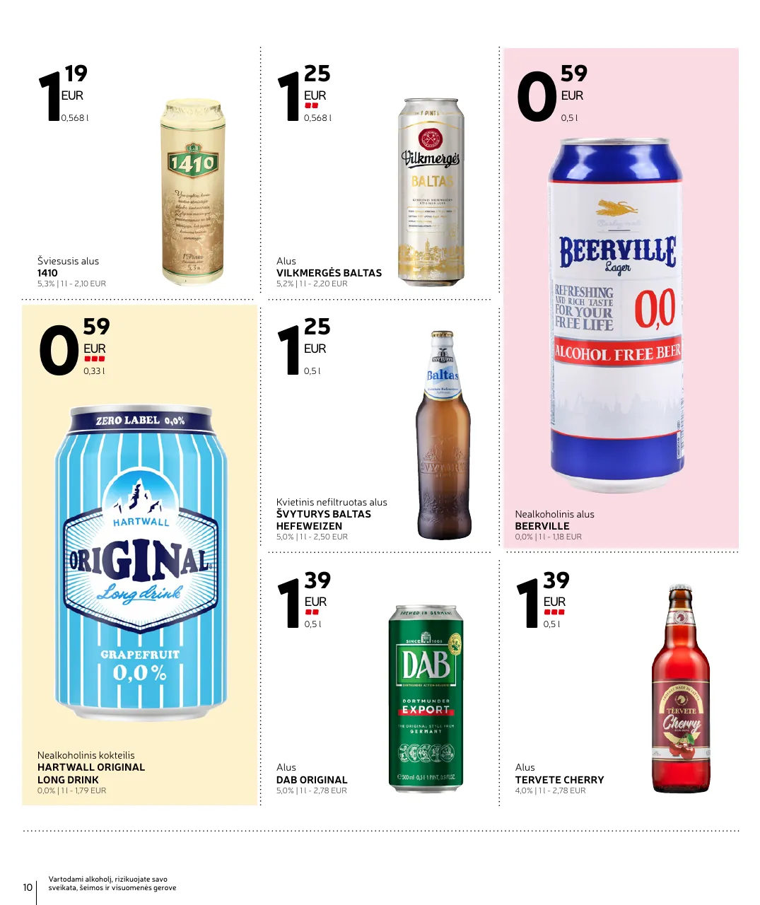 Rimi Alkoholinių gėrimų asortimento katalogas Nr. 19 – p.10