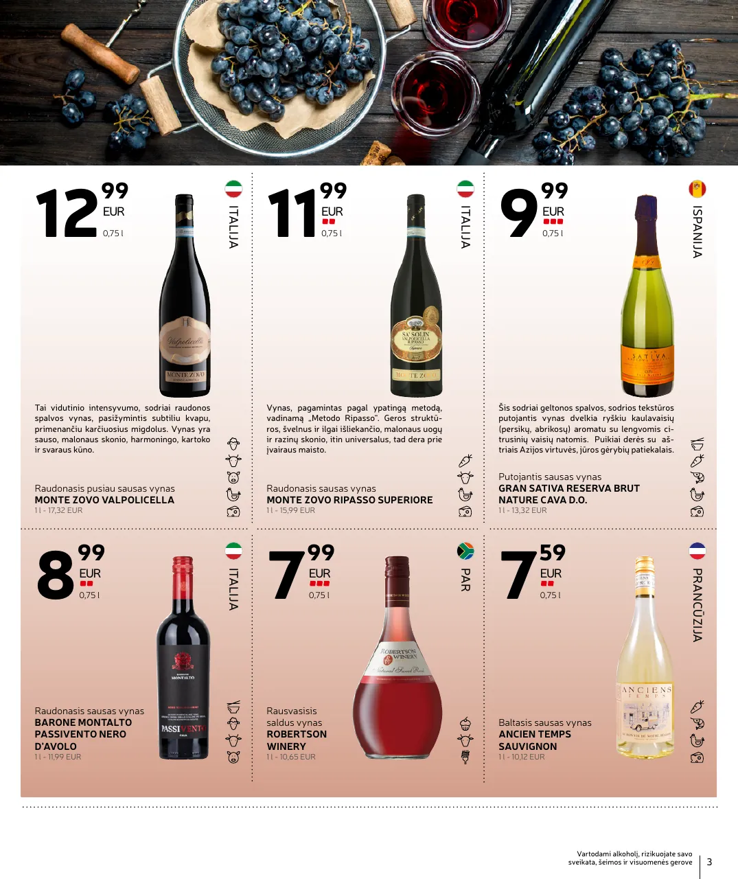 Rimi Alkoholinių gėrimų asortimento katalogas Nr. 19 – p.3
