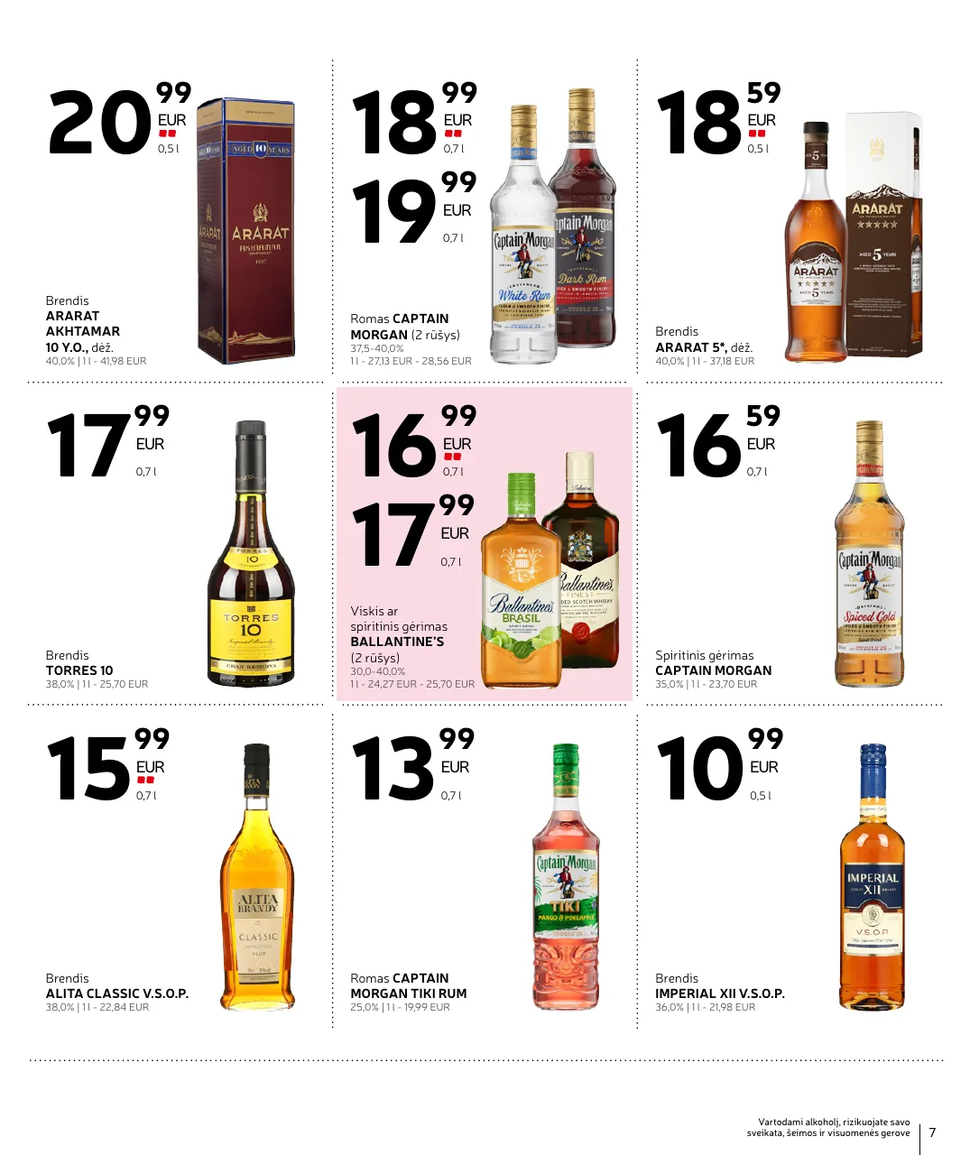 Rimi Alkoholinių gėrimų asortimento katalogas Nr. 20 – p.7