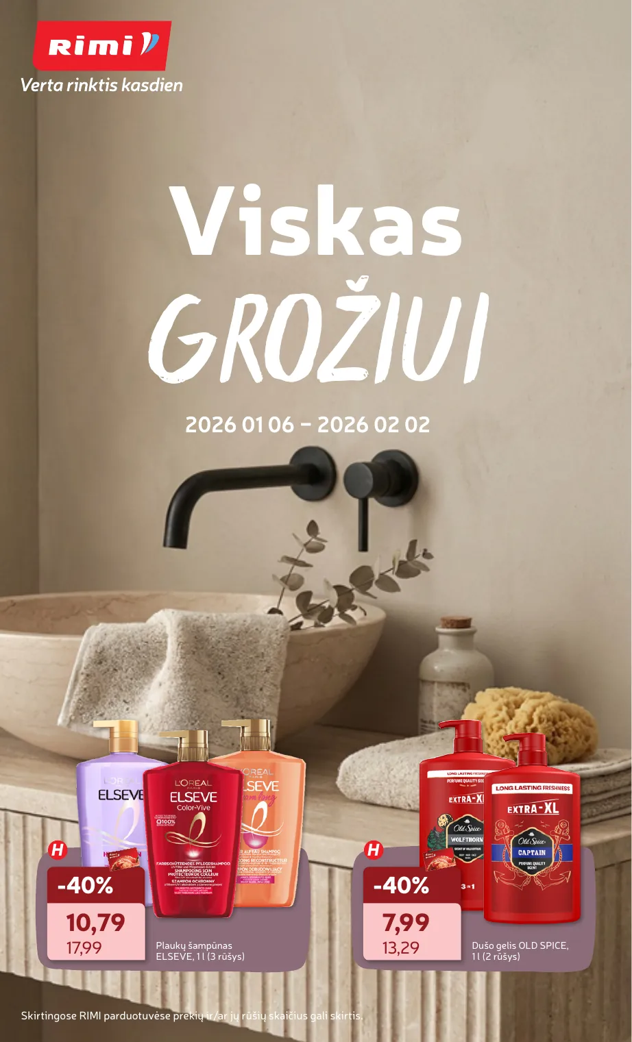 Rimi GROŽIO prekių katalogas Nr. 01 – p.1