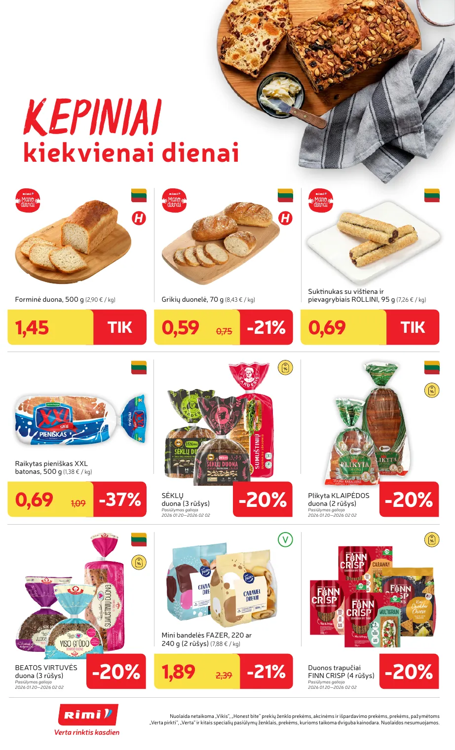 Rimi Savaitinis akcijų leidinys Nr. 05 (2026) – p.10