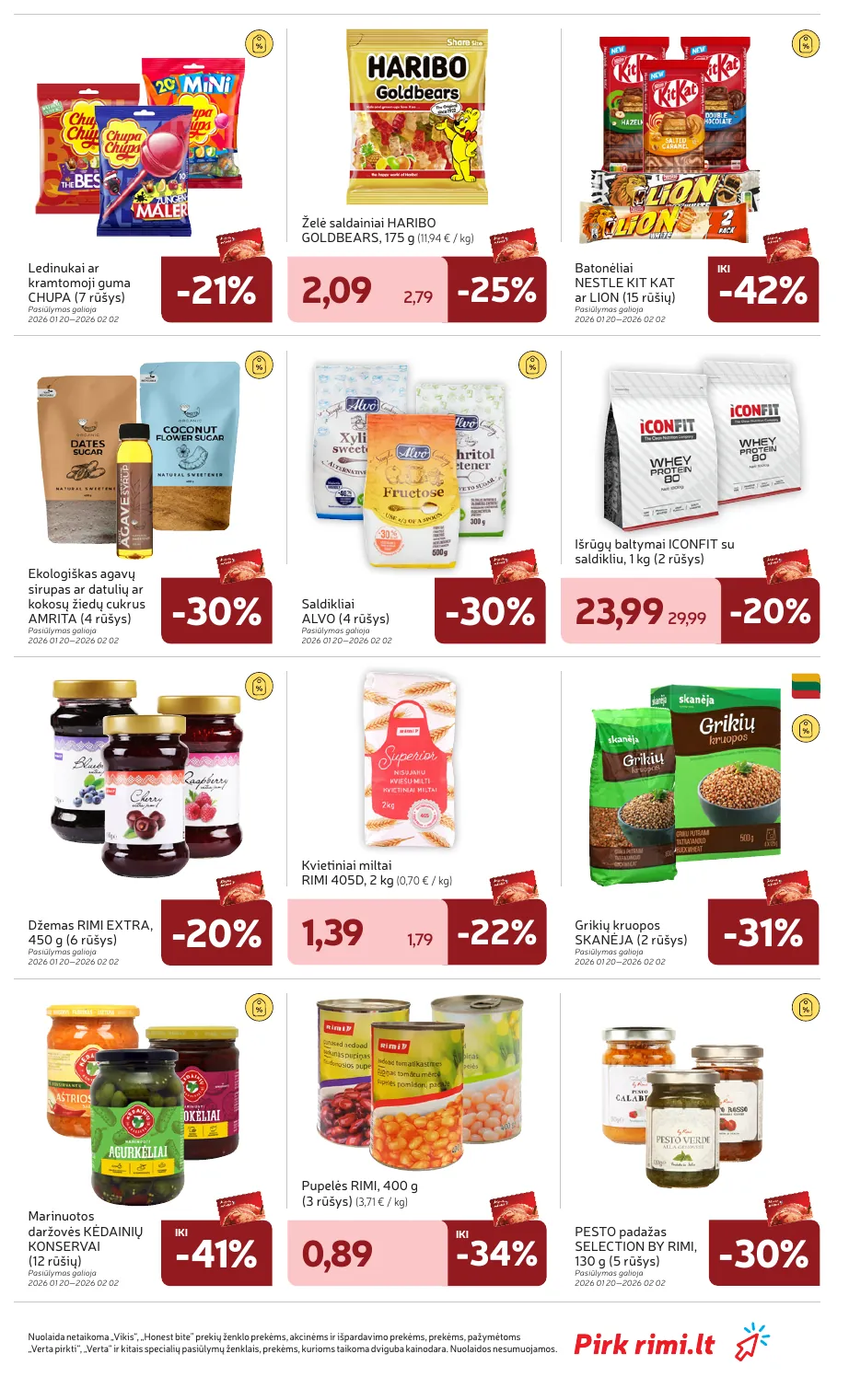 Rimi Savaitinis akcijų leidinys Nr. 05 (2026) – p.21