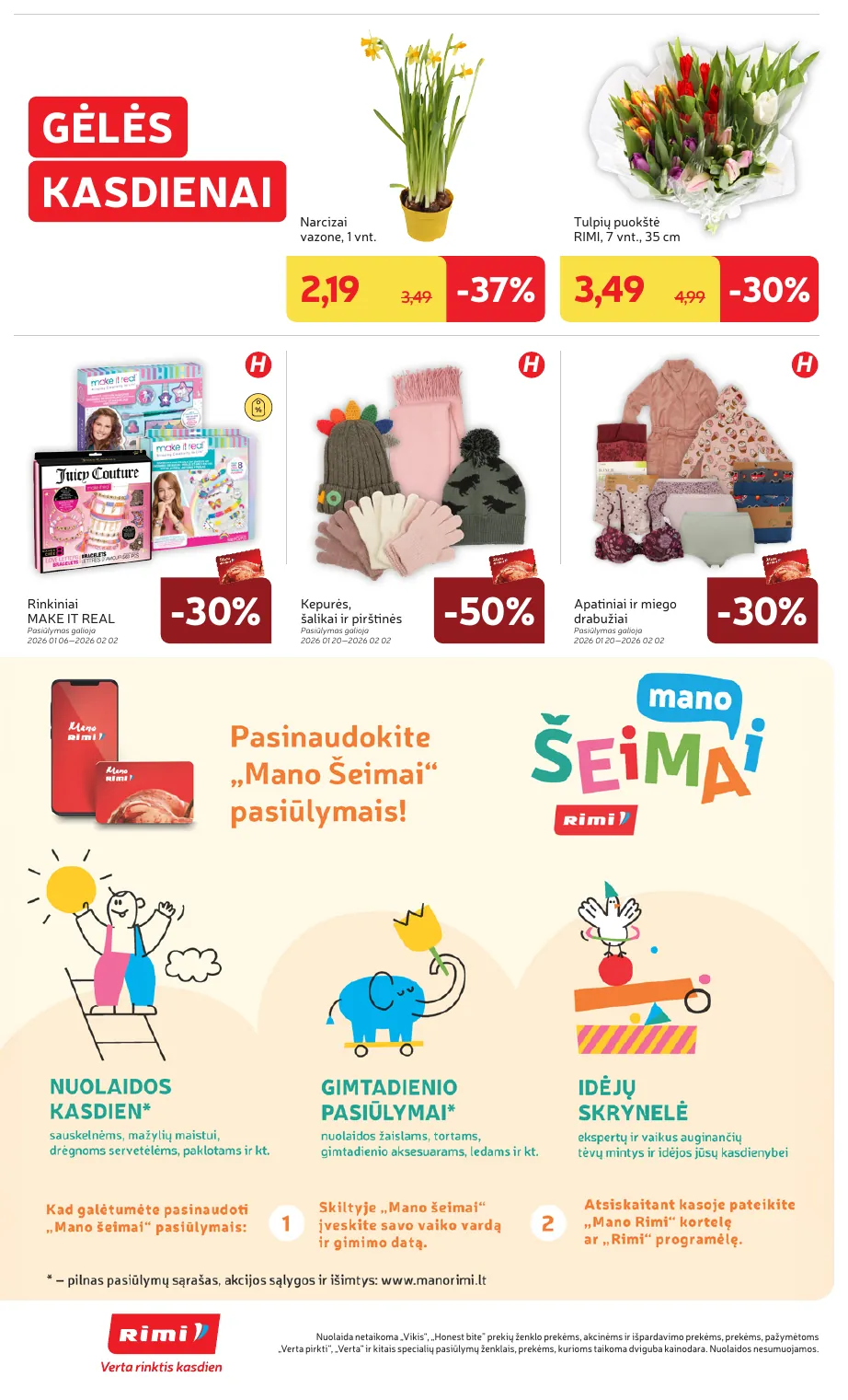 Rimi Savaitinis akcijų leidinys Nr. 05 (2026) – p.26