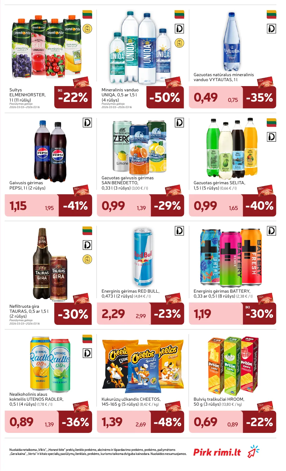 Rimi Savaitinis akcijų leidinys Nr. 11 (2026) – p.33