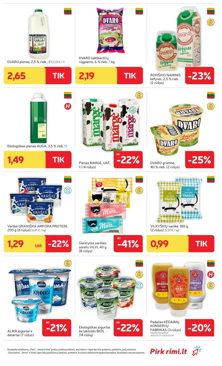 Rimi Savaitinis akcijų leidinys Nr. 12 (2026) – p.23