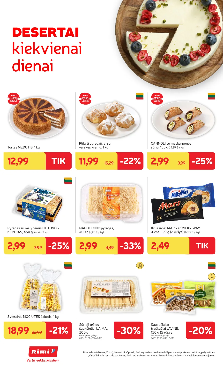 Rimi Savaitinis akcijų leidinys Nr. 14 (2026) – p.14