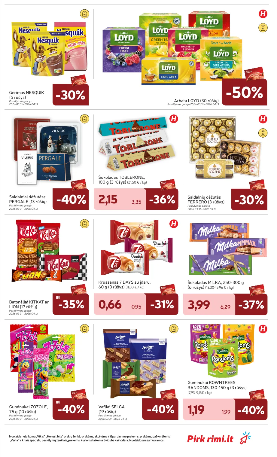 Rimi Savaitinis akcijų leidinys Nr. 14 (2026) – p.27