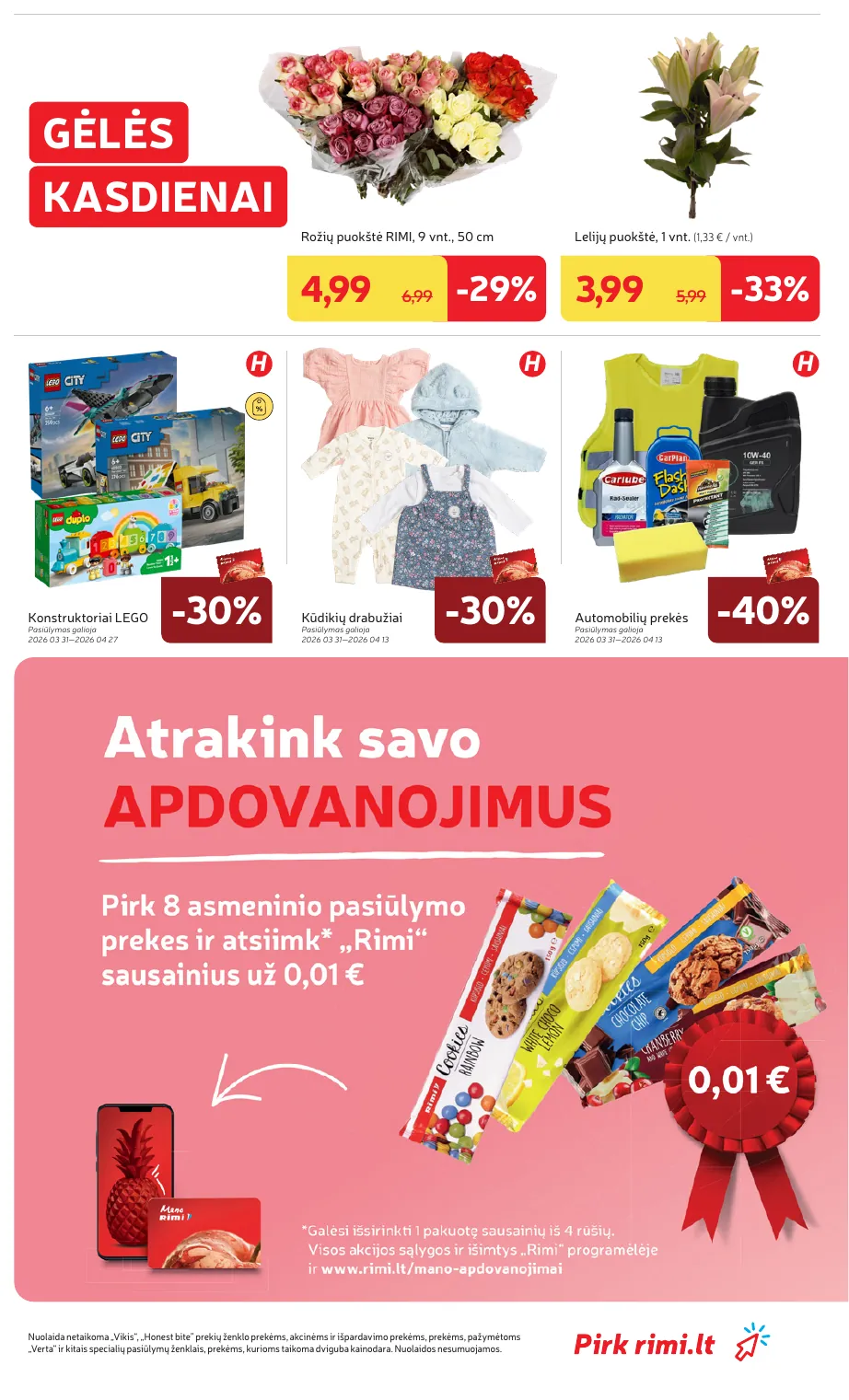 Rimi Savaitinis akcijų leidinys Nr. 15 (2026) – p.33