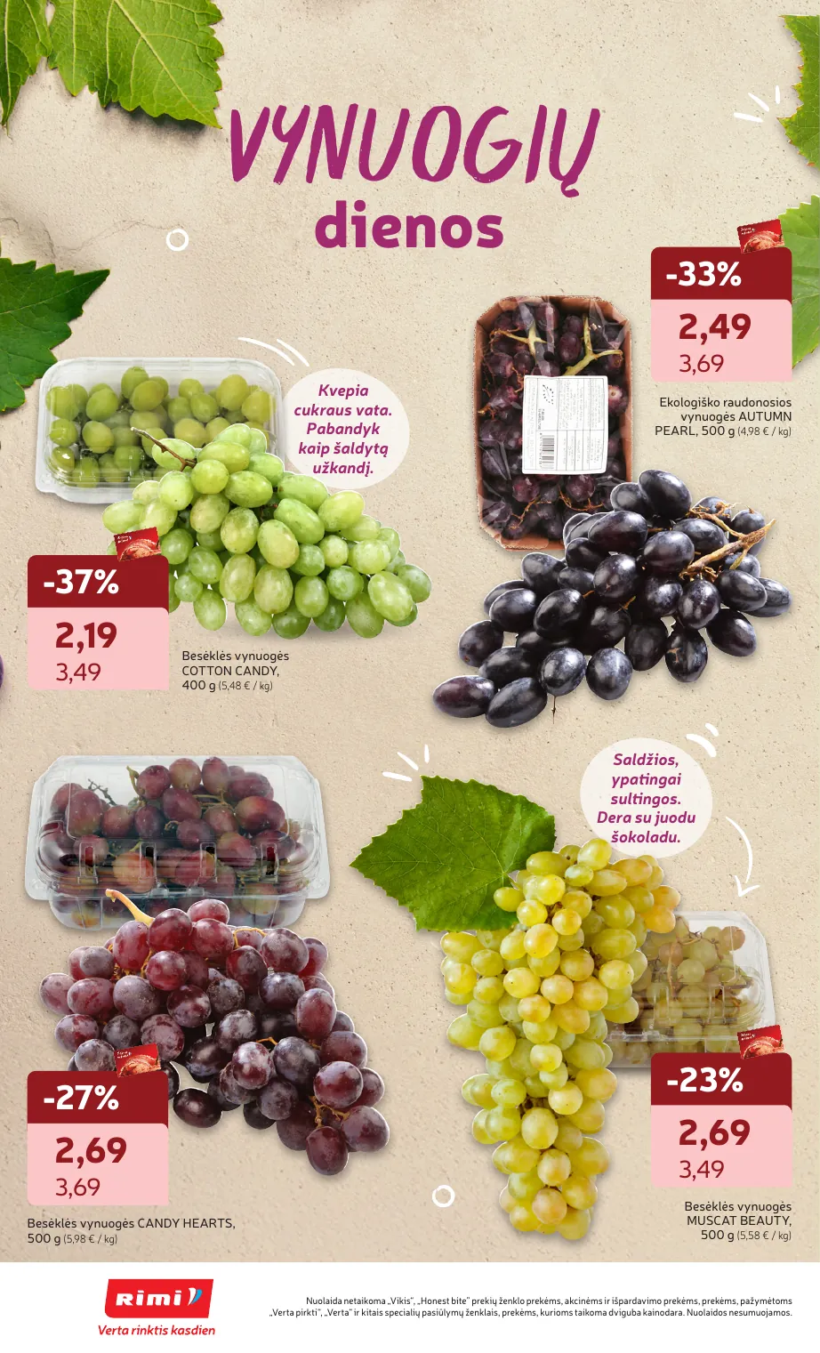 Rimi Savaitinis akcijų leidinys Nr. 37 (2025) – p.12