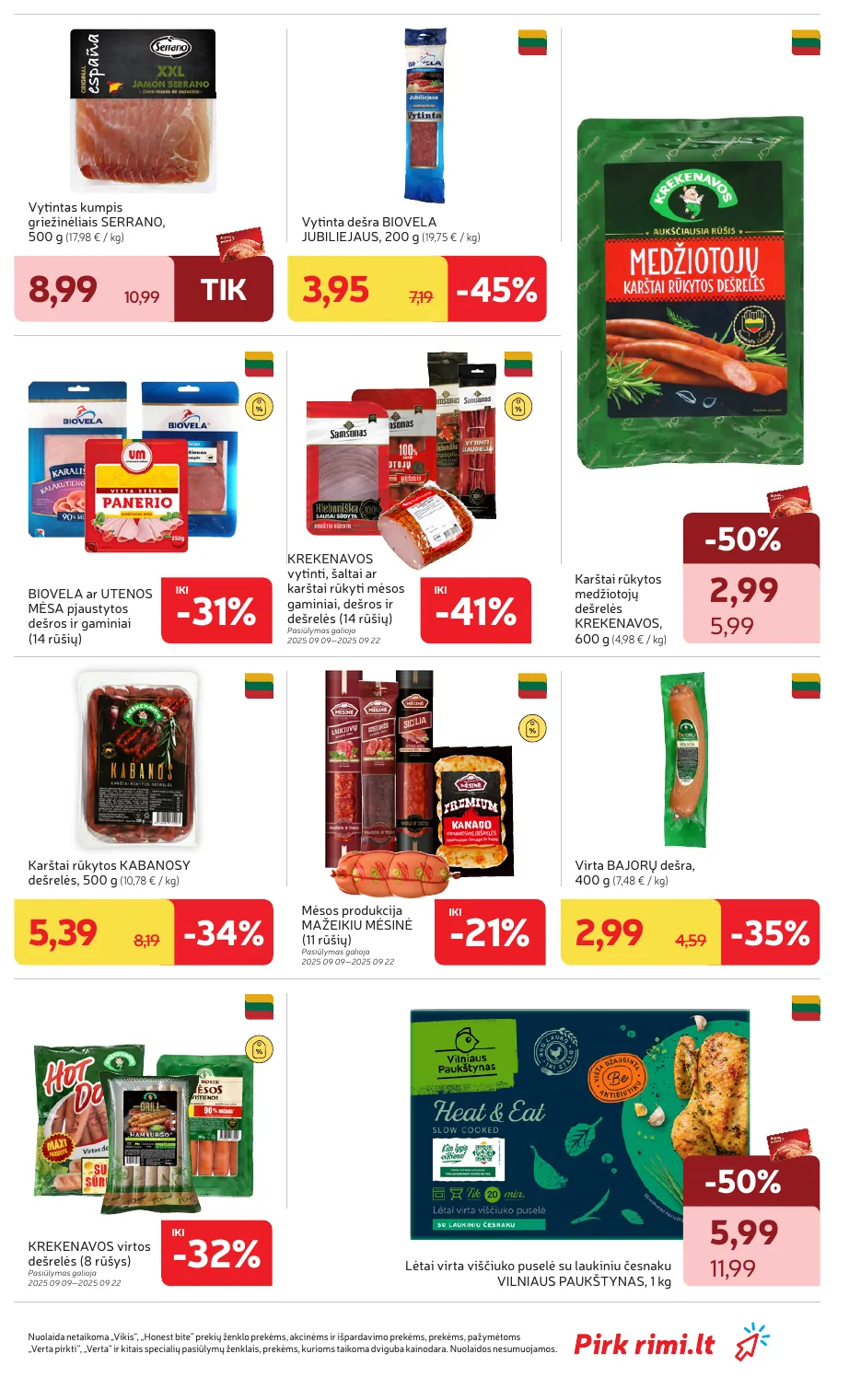Rimi Savaitinis akcijų leidinys Nr. 37 (2025) – p.17